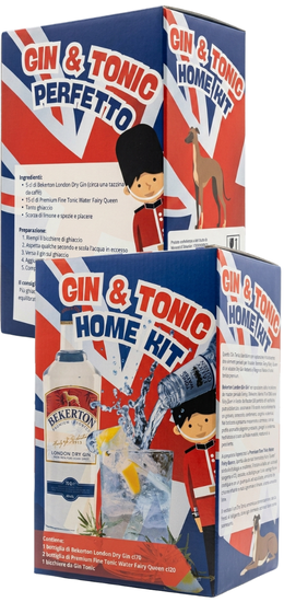 Gin & Tonic Box Bekerton London Dry Gin 40° cl70